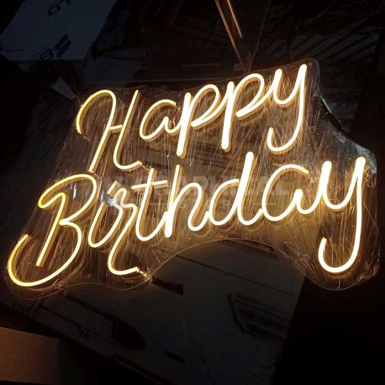 Happy Birthday M11 Neon Calido